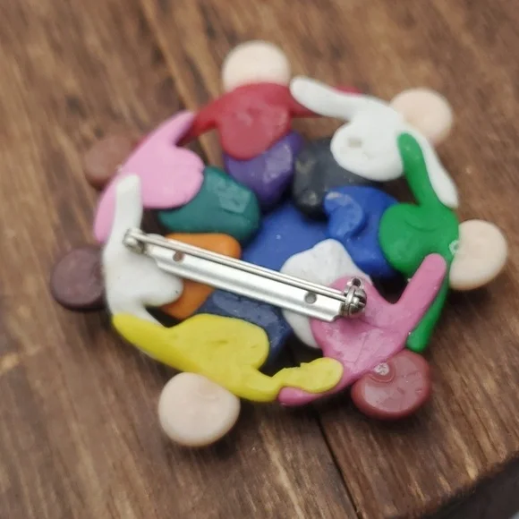 All kinds of kinds brooch handmade dough estate‎ 😍B424